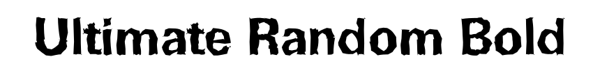 Ultimate Random Bold