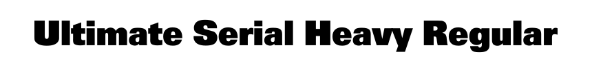 Ultimate Serial Heavy Regular