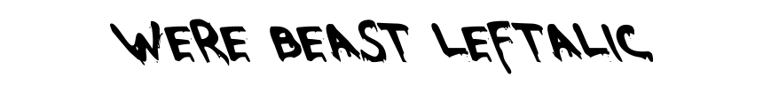 Were Beast Leftalic