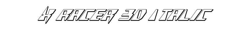 X Racer 3D Italic