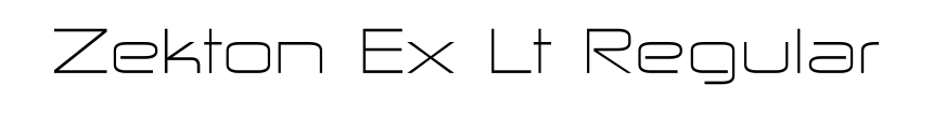Zekton Ex Lt Regular