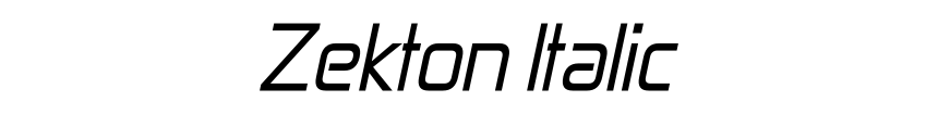 Zekton Italic