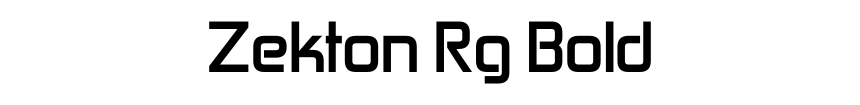 Zekton Rg Bold