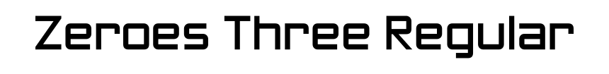 Zeroes Three Regular