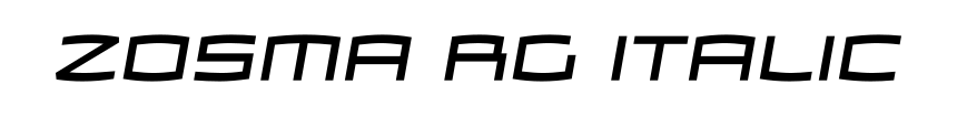 Zosma Rg Italic