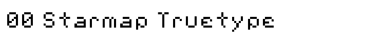 00 Starmap Truetype