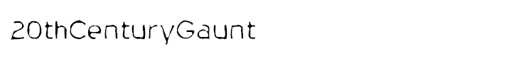 20thCenturyGaunt