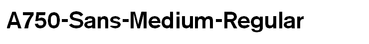 A750-Sans-Medium-Regular