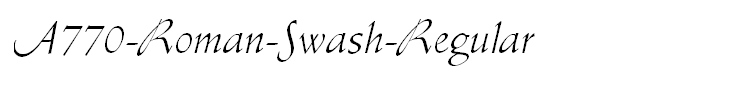 A770-Roman-Swash-Regular