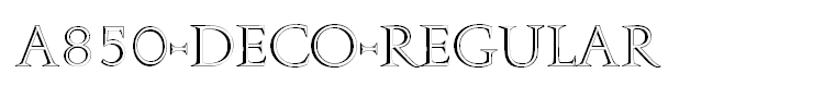A850-Deco-Regular