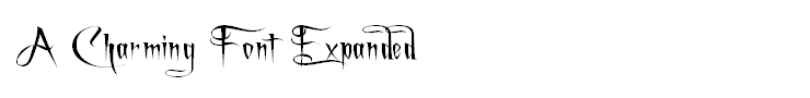 A Charming Font Expanded