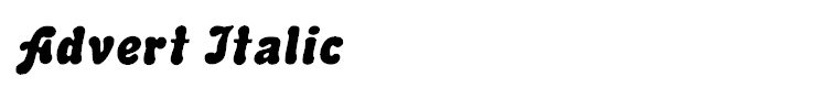 Advert Italic