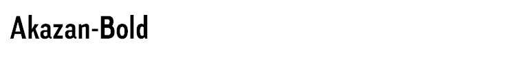 Akazan-Bold