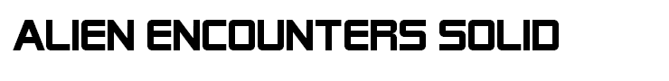 Alien Encounters Solid