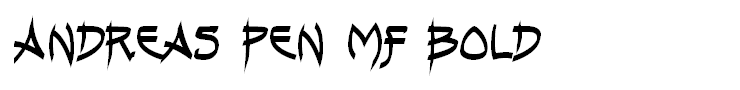 Andreas Pen MF Bold