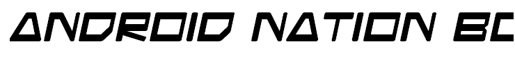 Android Nation Bold