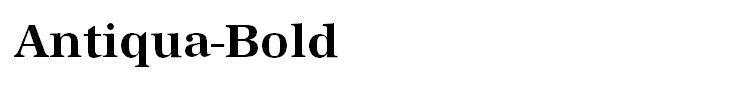 Antiqua-Bold