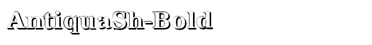 AntiquaSh-Bold