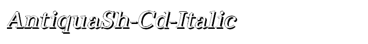 AntiquaSh-Cd-Italic