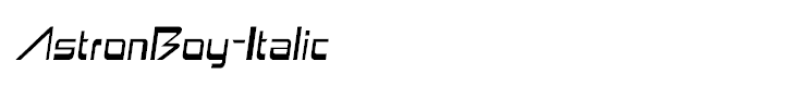 AstronBoy-Italic