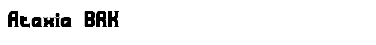 Ataxia BRK