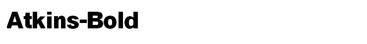 Atkins-Bold