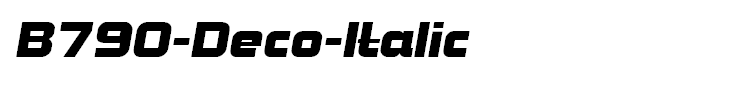 B790-Deco-Italic
