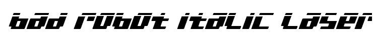 bad robot italic laser