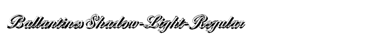 BallantinesShadow-Light-Regular