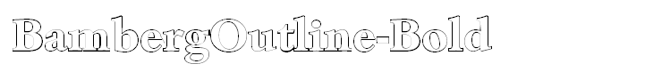 BambergOutline-Bold