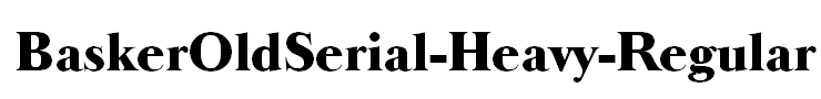 BaskerOldSerial-Heavy-Regular