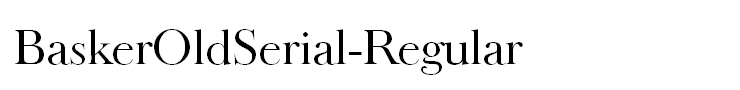 BaskerOldSerial-Regular