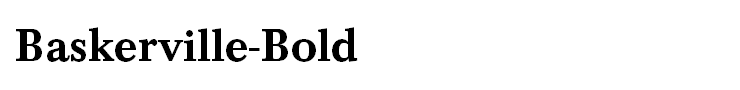Baskerville-Bold