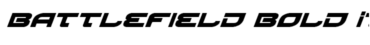 Battlefield Bold Italic