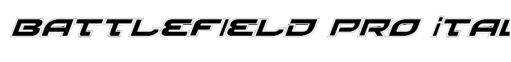Battlefield Pro Italic