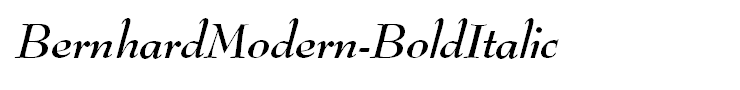 BernhardModern-BoldItalic
