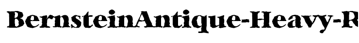 BernsteinAntique-Heavy-Regular