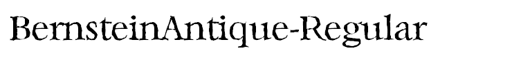 BernsteinAntique-Regular