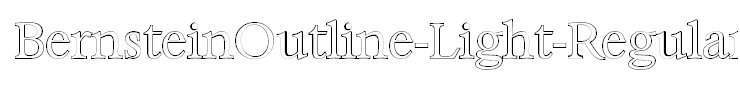 BernsteinOutline-Light-Regular