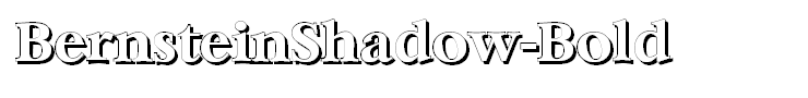 BernsteinShadow-Bold