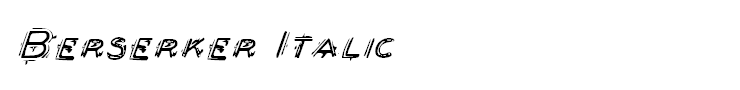 Berserker Italic
