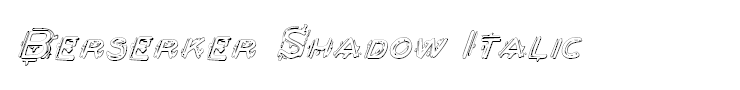 Berserker Shadow Italic