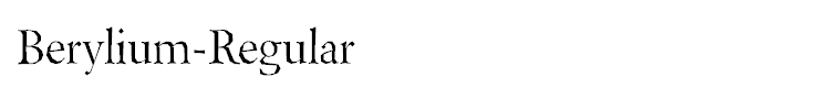 Berylium-Regular
