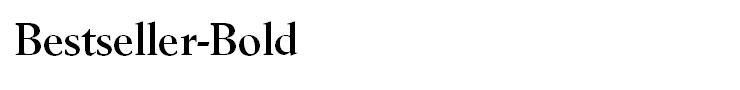 Bestseller-Bold