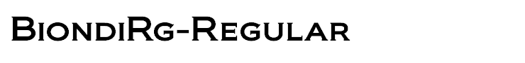 BiondiRg-Regular