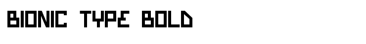 Bionic Type Bold