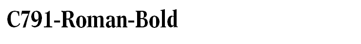 C791-Roman-Bold