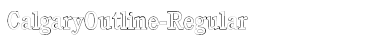 CalgaryOutline-Regular