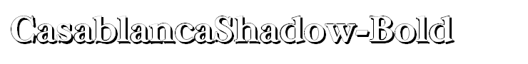 CasablancaShadow-Bold