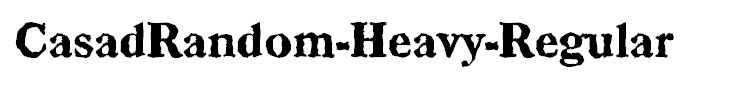 CasadRandom-Heavy-Regular
